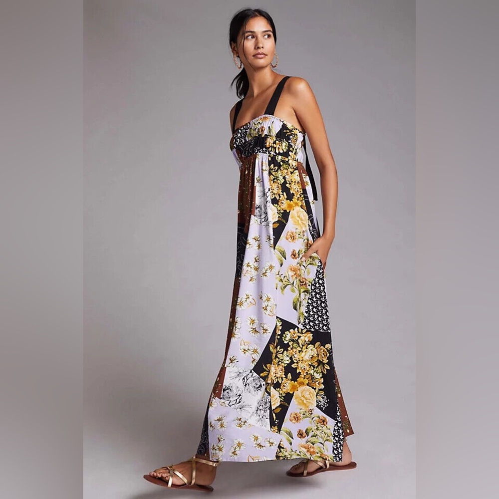 Anthropologie/Maeve Floral Maxi Dress, Size- S